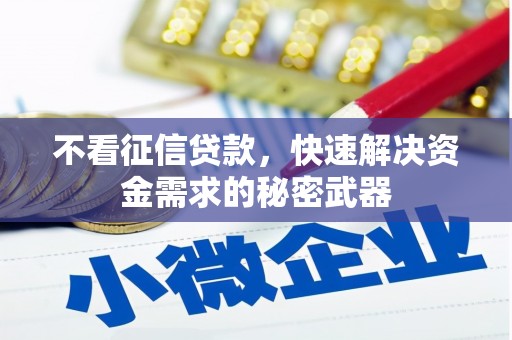荆州不看征信贷款，快速解决资金需求的秘密武器