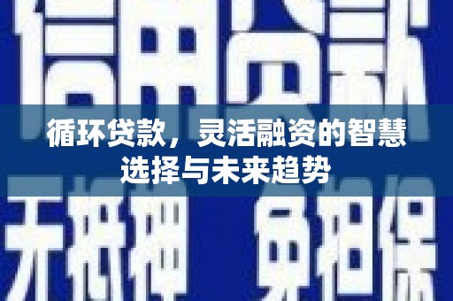 荆州循环贷款，灵活融资的智慧选择与未来趋势