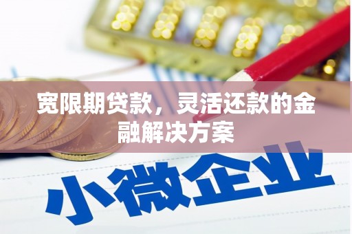 荆州宽限期贷款，灵活还款的金融解决方案