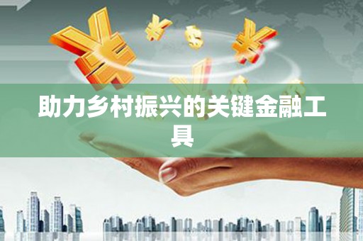 荆州助力乡村振兴的关键金融工具