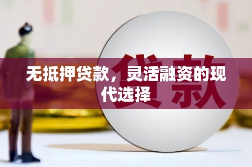 荆州无抵押贷款，灵活融资的现代选择