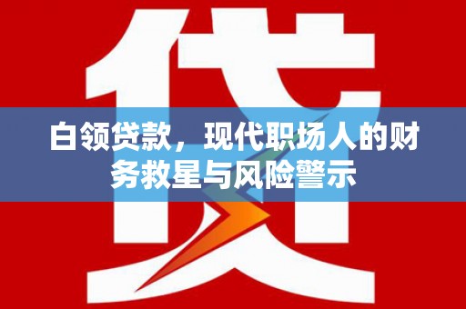 荆州白领贷款，现代职场人的财务救星与风险警示