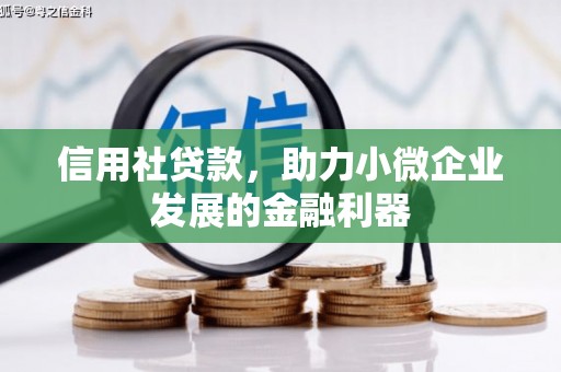荆州信用社贷款，助力小微企业发展的金融利器
