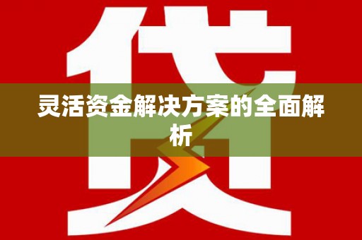 荆州灵活资金解决方案的全面解析